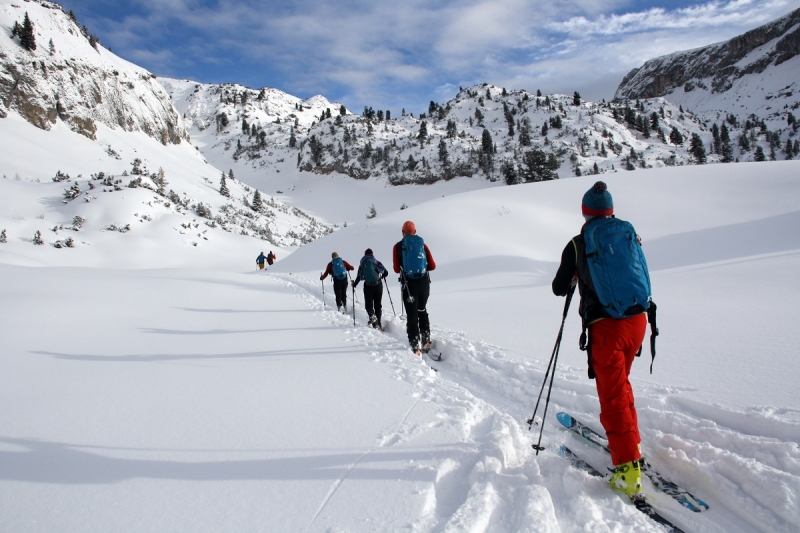 Neuer Skitourenlehrpfad am Achensee